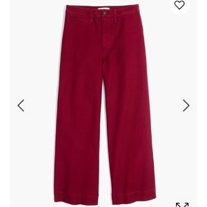 Madewell Emmett Wide Leg Crop Pant